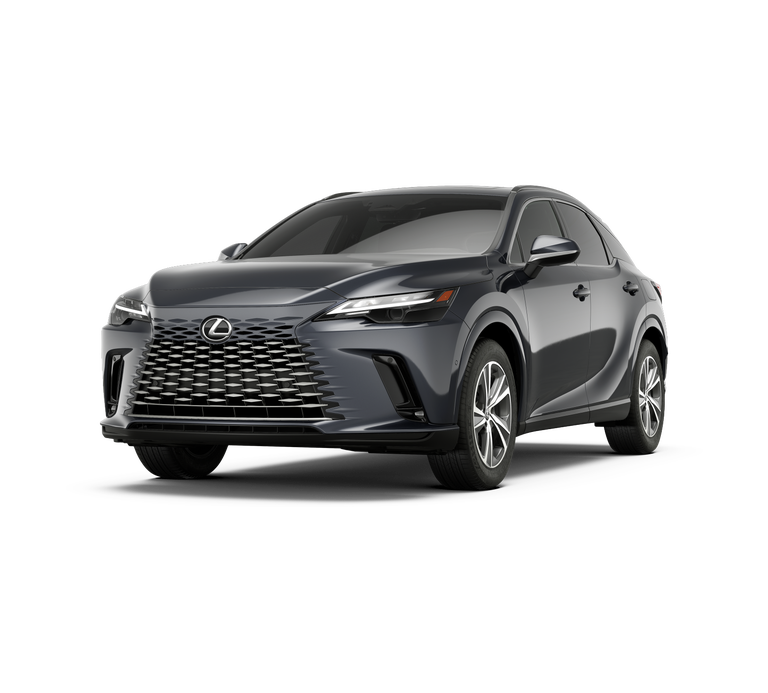 2026 Lexus RX 350 PREMIUM AWD in Cloudburst Gray — front three-quarter view