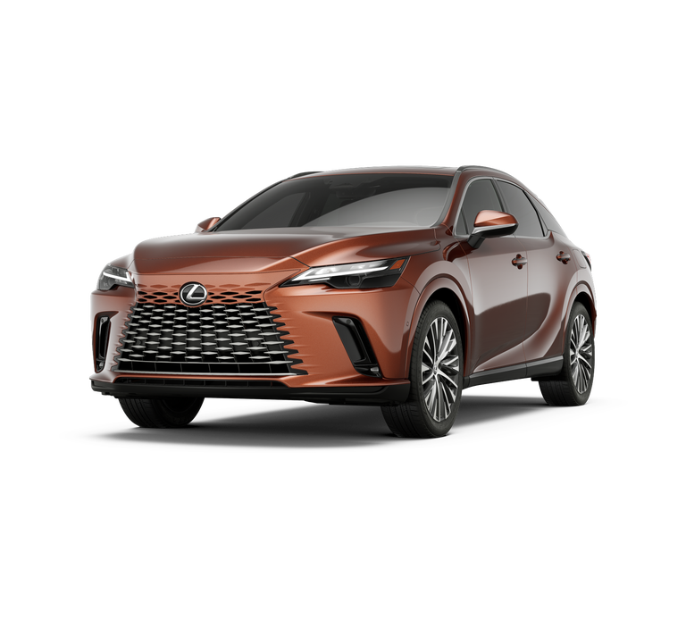 2026 Lexus RX 350 PREMIUM+ AWD in Copper Crest — front three-quarter view