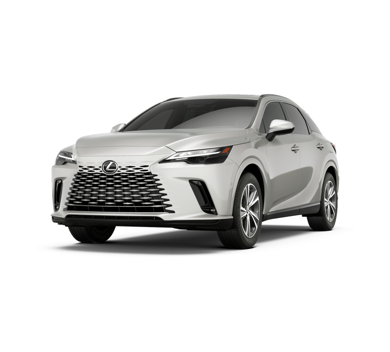 2026 Lexus RX 350 PREMIUM AWD in Eminent White Pearl — front three-quarter view
