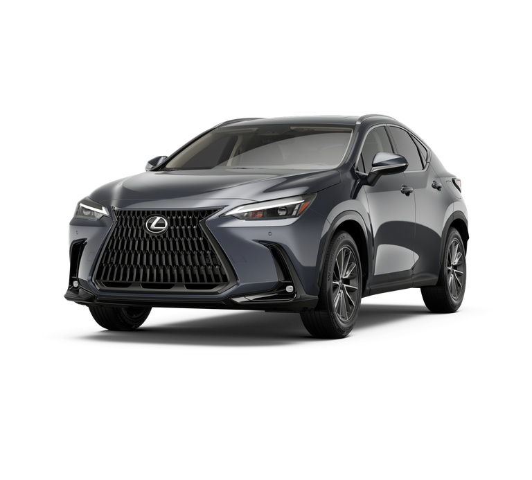 2026 Lexus NX 350 PREMIUM AWD in Cloudburst Gray — front three-quarter view