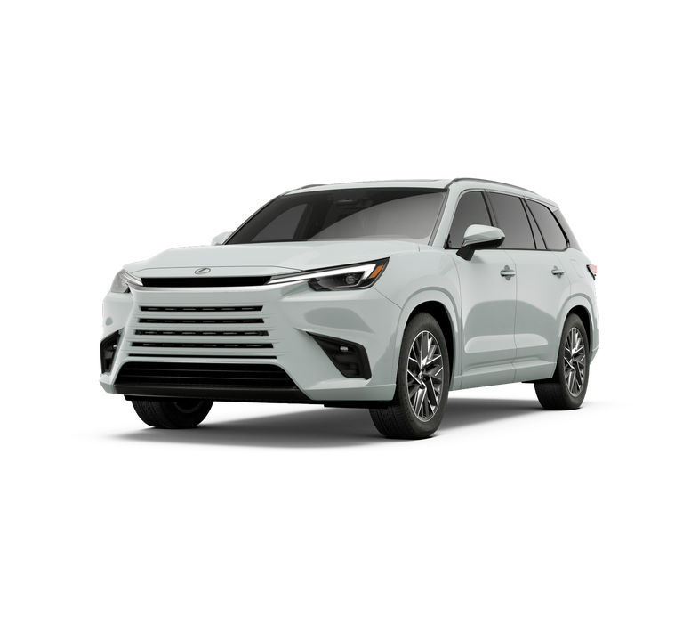 2026 Lexus TX 350 PREMIUM AWD in Wind Chill Pearl — front three-quarter view
