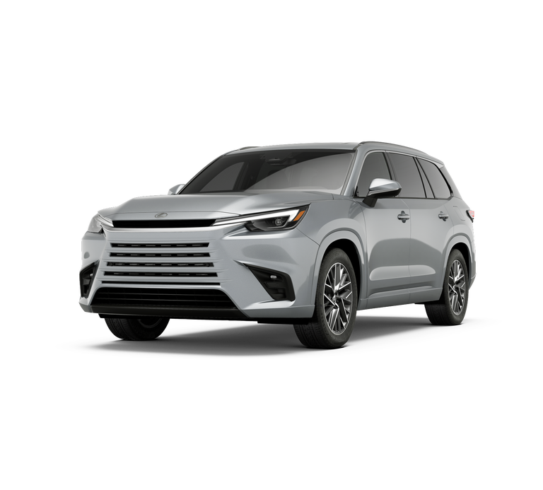 2026 Lexus TX 350 PREMIUM AWD in Celestial Silver Metallic — front three-quarter view