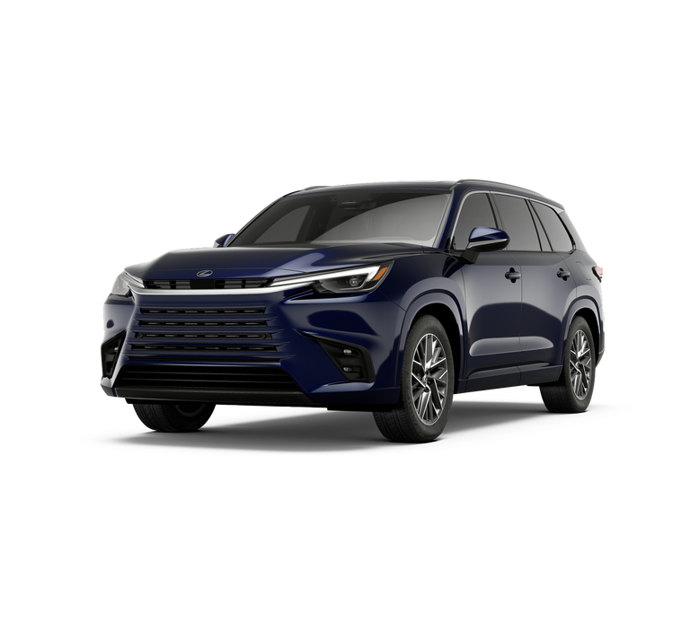 2026 Lexus TX 350 LUXURY AWD in Nightfall Mica — front three-quarter view