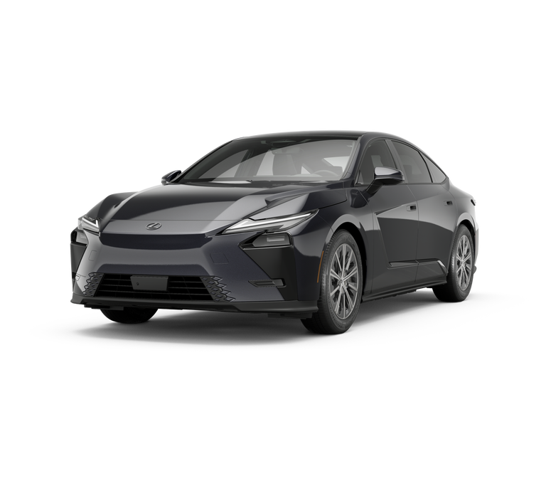 2026 Lexus ESe ES 500e PREMIUM AWD in Caviar — front three-quarter view