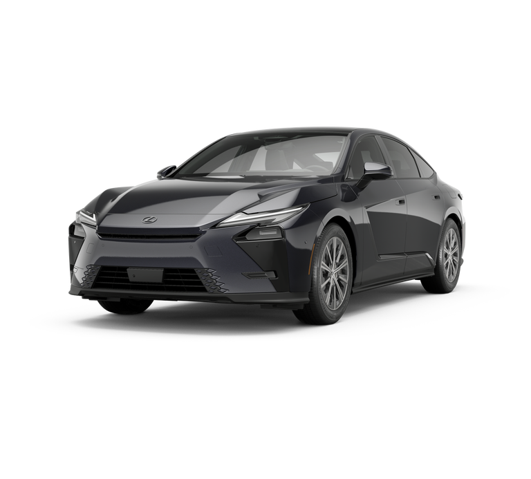 2026 Lexus ES HYBRID ES 350h PREMIUM+ AWD in Caviar — front three-quarter view