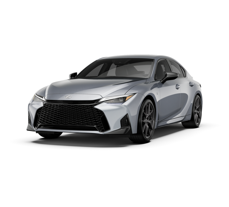 2026 Lexus IS 350 F SPORT DESIGN AWD in Iridium — front three-quarter view